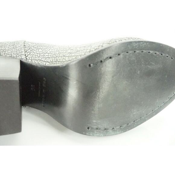 Rag & Bone Newbury Classic Cap Toe High Heel Ankle Boots SZ 35 New $495 Crackled - Picture 7 of 11